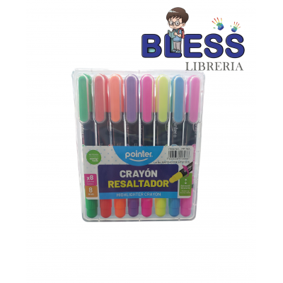 Set 8 Crayones Destacadores...