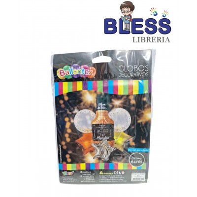 Globos Botella 6un Ballontex