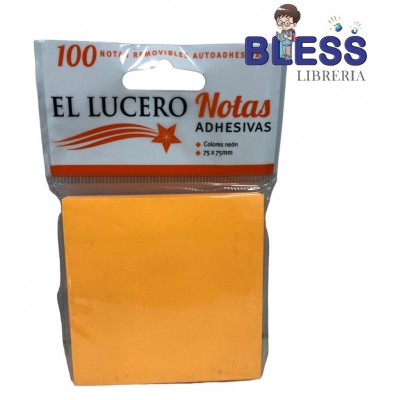 Notas Adhesivas Naranja...