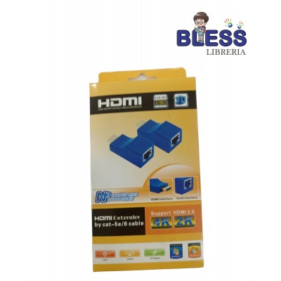 Hdmi extender by cat- 5e/ 6...