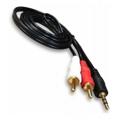 Cable 2 x 1 ofc audio/video
