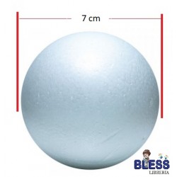 Esfera de Plumavit 7cm
