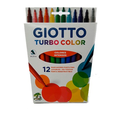Marcadores 12 Colores Giotto