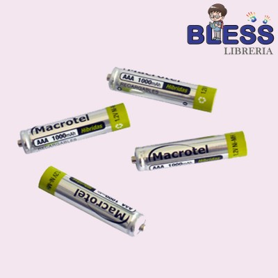 Pila Recargable AAA Macrotel
