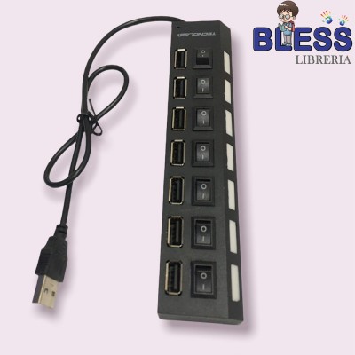 Hub 7 Puertos USB 2.0 Tecnolab