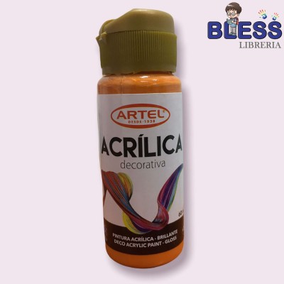 Pintura Acrilica Naranja 60...