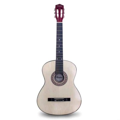 Guitarra De Madera Natural...