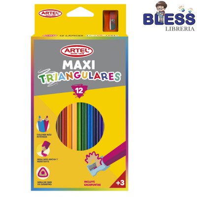 Lapices de 12 Colores Maxi...