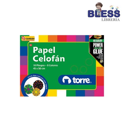 Carpeta de Papel Celofan Torre