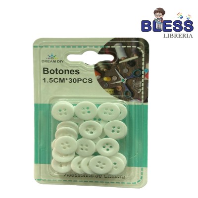 Botones Blancos Dream DIY...