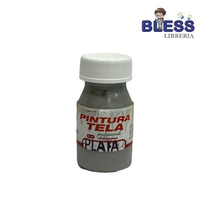 Pintura para tela color Plata